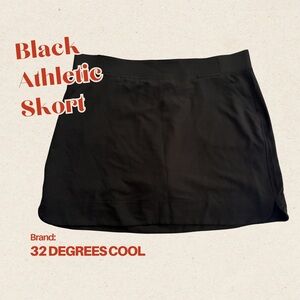 32 Degrees Women's Black Skort